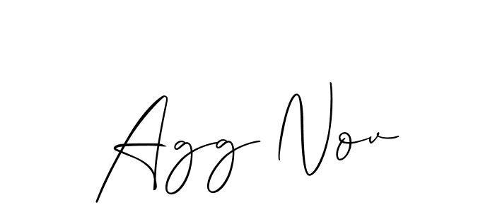 Make a beautiful signature design for name Agg Nov. Use this online signature maker to create a handwritten signature for free. Agg Nov signature style 2 images and pictures png