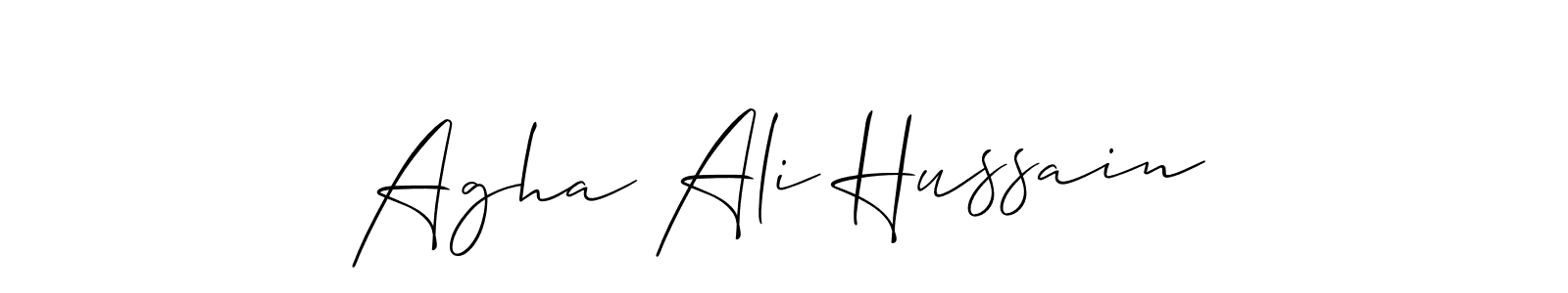 Here are the top 10 professional signature styles for the name Agha Ali Hussain. These are the best autograph styles you can use for your name. Agha Ali Hussain signature style 2 images and pictures png