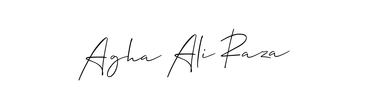 How to Draw Agha Ali Raza signature style? Allison_Script is a latest design signature styles for name Agha Ali Raza. Agha Ali Raza signature style 2 images and pictures png