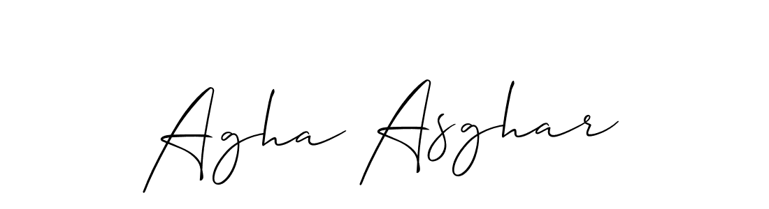 Also we have Agha Asghar name is the best signature style. Create professional handwritten signature collection using Allison_Script autograph style. Agha Asghar signature style 2 images and pictures png