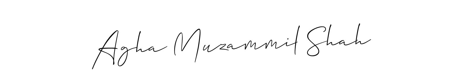 Once you've used our free online signature maker to create your best signature Allison_Script style, it's time to enjoy all of the benefits that Agha Muzammil Shah name signing documents. Agha Muzammil Shah signature style 2 images and pictures png