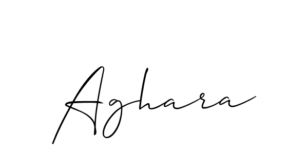 Also we have Aghara name is the best signature style. Create professional handwritten signature collection using Allison_Script autograph style. Aghara signature style 2 images and pictures png