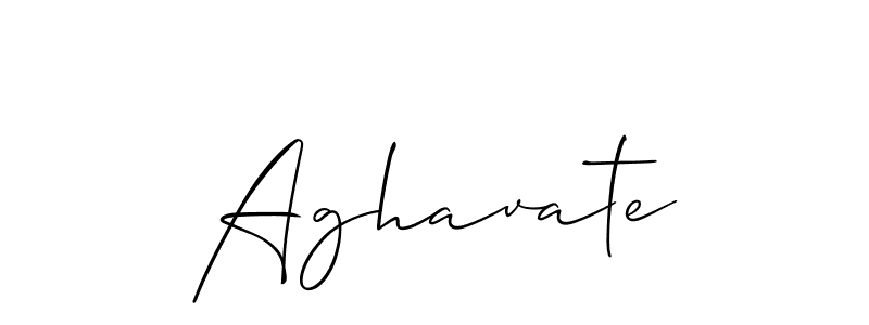 Use a signature maker to create a handwritten signature online. With this signature software, you can design (Allison_Script) your own signature for name Aghavate. Aghavate signature style 2 images and pictures png