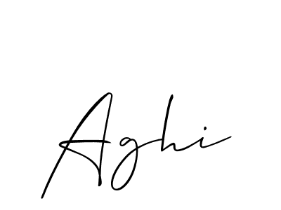 You should practise on your own different ways (Allison_Script) to write your name (Aghi) in signature. don't let someone else do it for you. Aghi signature style 2 images and pictures png