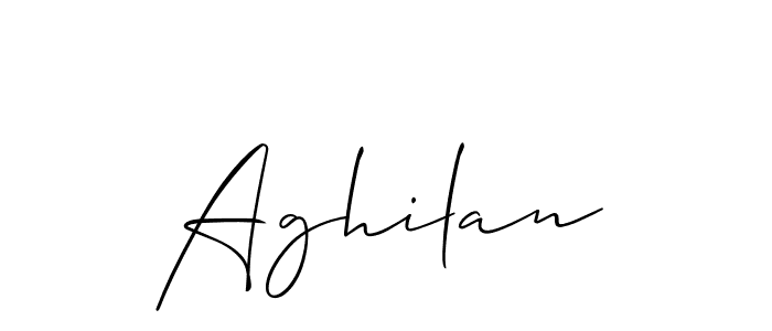 Similarly Allison_Script is the best handwritten signature design. Signature creator online .You can use it as an online autograph creator for name Aghilan. Aghilan signature style 2 images and pictures png