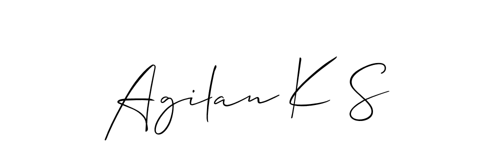 See photos of Agilan K S official signature by Spectra . Check more albums & portfolios. Read reviews & check more about Allison_Script font. Agilan K S signature style 2 images and pictures png