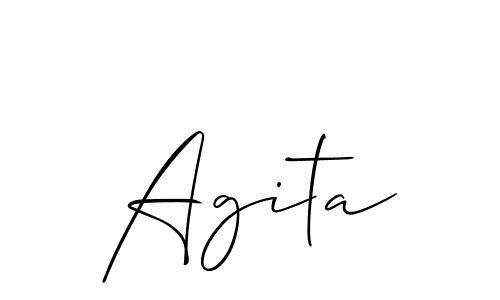 Here are the top 10 professional signature styles for the name Agita. These are the best autograph styles you can use for your name. Agita signature style 2 images and pictures png