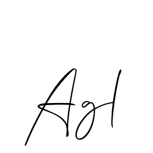 How to Draw Agl signature style? Allison_Script is a latest design signature styles for name Agl. Agl signature style 2 images and pictures png