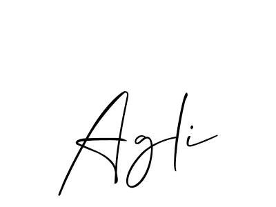 Once you've used our free online signature maker to create your best signature Allison_Script style, it's time to enjoy all of the benefits that Agli name signing documents. Agli signature style 2 images and pictures png