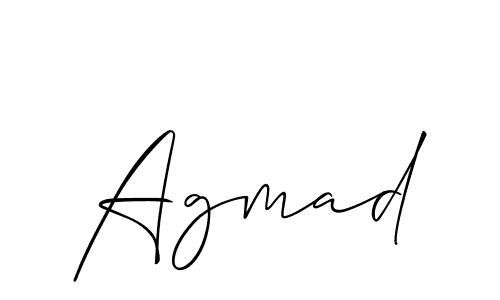 You can use this online signature creator to create a handwritten signature for the name Agmad. This is the best online autograph maker. Agmad signature style 2 images and pictures png