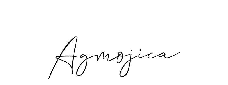 Best and Professional Signature Style for Agmojica. Allison_Script Best Signature Style Collection. Agmojica signature style 2 images and pictures png