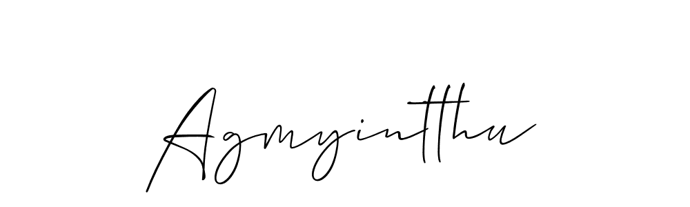 You can use this online signature creator to create a handwritten signature for the name Agmyintthu. This is the best online autograph maker. Agmyintthu signature style 2 images and pictures png