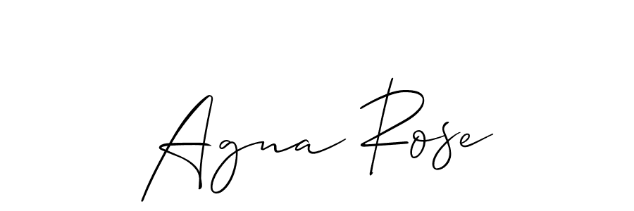 How to Draw Agna Rose signature style? Allison_Script is a latest design signature styles for name Agna Rose. Agna Rose signature style 2 images and pictures png