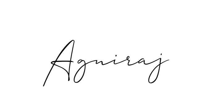 Also You can easily find your signature by using the search form. We will create Agniraj name handwritten signature images for you free of cost using Allison_Script sign style. Agniraj signature style 2 images and pictures png