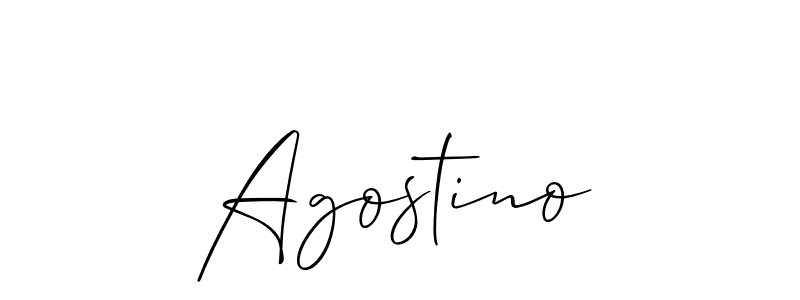 Allison_Script is a professional signature style that is perfect for those who want to add a touch of class to their signature. It is also a great choice for those who want to make their signature more unique. Get Agostino name to fancy signature for free. Agostino signature style 2 images and pictures png