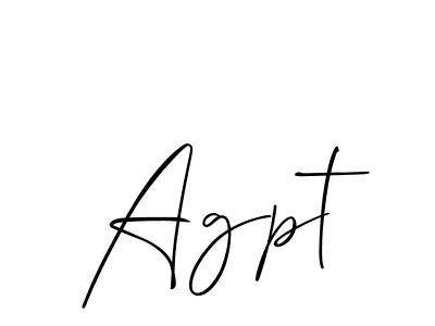 Agpt stylish signature style. Best Handwritten Sign (Allison_Script) for my name. Handwritten Signature Collection Ideas for my name Agpt. Agpt signature style 2 images and pictures png