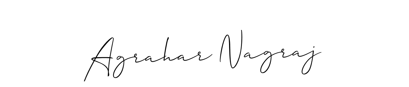 if you are searching for the best signature style for your name Agrahar Nagraj. so please give up your signature search. here we have designed multiple signature styles  using Allison_Script. Agrahar Nagraj signature style 2 images and pictures png