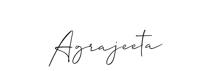 Once you've used our free online signature maker to create your best signature Allison_Script style, it's time to enjoy all of the benefits that Agrajeeta name signing documents. Agrajeeta signature style 2 images and pictures png