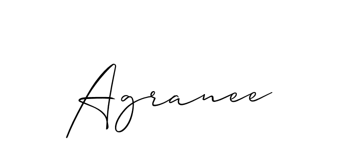 Make a short Agranee signature style. Manage your documents anywhere anytime using Allison_Script. Create and add eSignatures, submit forms, share and send files easily. Agranee signature style 2 images and pictures png