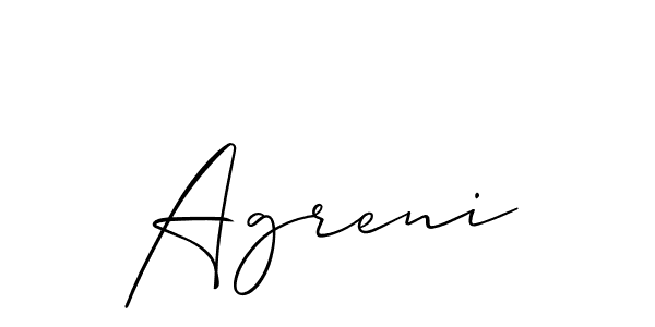 Check out images of Autograph of Agreni name. Actor Agreni Signature Style. Allison_Script is a professional sign style online. Agreni signature style 2 images and pictures png