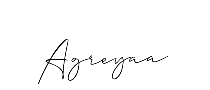 if you are searching for the best signature style for your name Agreyaa. so please give up your signature search. here we have designed multiple signature styles  using Allison_Script. Agreyaa signature style 2 images and pictures png