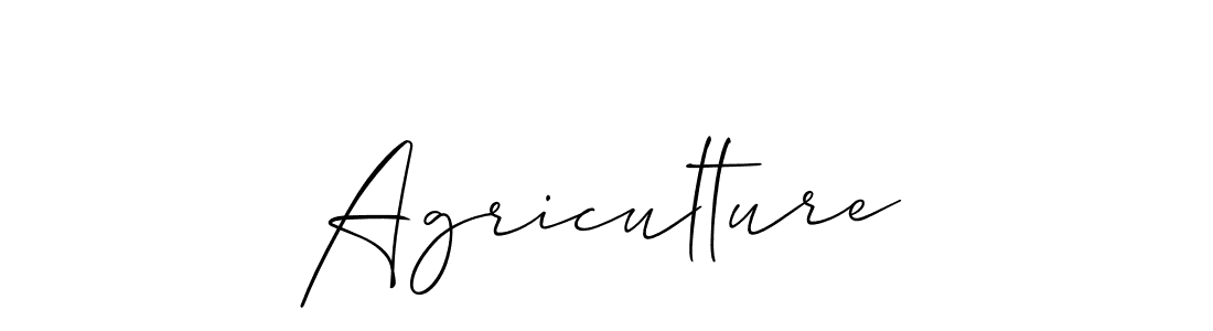 Also we have Agriculture name is the best signature style. Create professional handwritten signature collection using Allison_Script autograph style. Agriculture signature style 2 images and pictures png