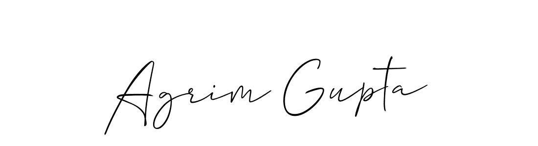 if you are searching for the best signature style for your name Agrim Gupta. so please give up your signature search. here we have designed multiple signature styles  using Allison_Script. Agrim Gupta signature style 2 images and pictures png