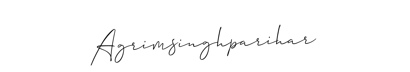 Agrimsinghparihar stylish signature style. Best Handwritten Sign (Allison_Script) for my name. Handwritten Signature Collection Ideas for my name Agrimsinghparihar. Agrimsinghparihar signature style 2 images and pictures png