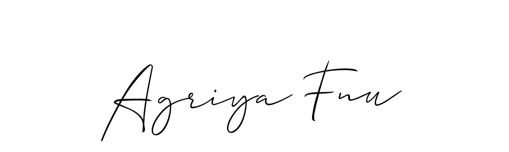 if you are searching for the best signature style for your name Agriya Fnu. so please give up your signature search. here we have designed multiple signature styles  using Allison_Script. Agriya Fnu signature style 2 images and pictures png