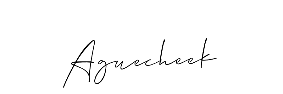 Make a short Aguecheek signature style. Manage your documents anywhere anytime using Allison_Script. Create and add eSignatures, submit forms, share and send files easily. Aguecheek signature style 2 images and pictures png