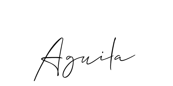 You should practise on your own different ways (Allison_Script) to write your name (Aguila) in signature. don't let someone else do it for you. Aguila signature style 2 images and pictures png