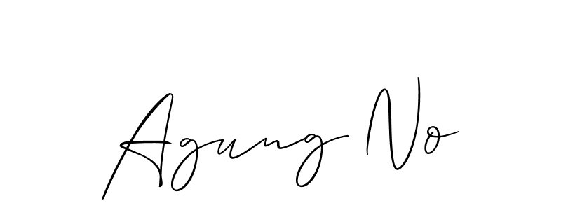 How to make Agung No name signature. Use Allison_Script style for creating short signs online. This is the latest handwritten sign. Agung No signature style 2 images and pictures png