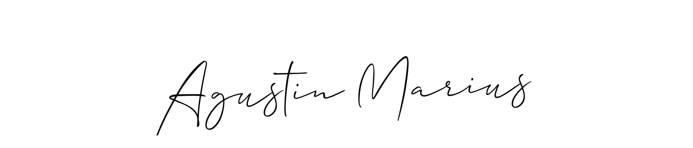 Make a beautiful signature design for name Agustin Marius. Use this online signature maker to create a handwritten signature for free. Agustin Marius signature style 2 images and pictures png