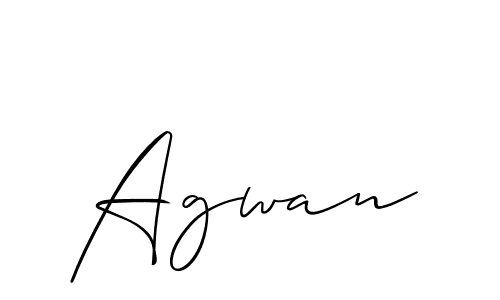 Similarly Allison_Script is the best handwritten signature design. Signature creator online .You can use it as an online autograph creator for name Agwan. Agwan signature style 2 images and pictures png