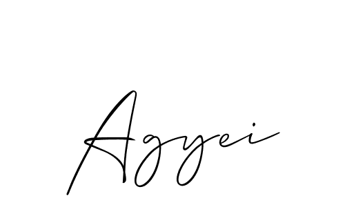 Once you've used our free online signature maker to create your best signature Allison_Script style, it's time to enjoy all of the benefits that Agyei name signing documents. Agyei signature style 2 images and pictures png