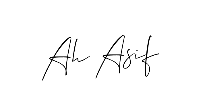 This is the best signature style for the Ah Asif name. Also you like these signature font (Allison_Script). Mix name signature. Ah Asif signature style 2 images and pictures png