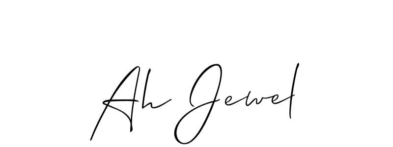 Similarly Allison_Script is the best handwritten signature design. Signature creator online .You can use it as an online autograph creator for name Ah Jewel. Ah Jewel signature style 2 images and pictures png