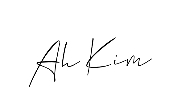 See photos of Ah Kim official signature by Spectra . Check more albums & portfolios. Read reviews & check more about Allison_Script font. Ah Kim signature style 2 images and pictures png