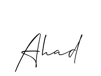 Make a beautiful signature design for name Ahad. Use this online signature maker to create a handwritten signature for free. Ahad signature style 2 images and pictures png