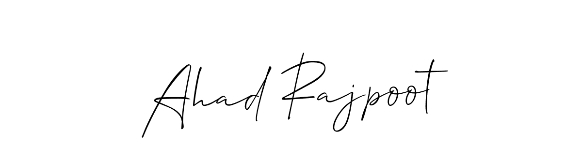 You should practise on your own different ways (Allison_Script) to write your name (Ahad Rajpoot) in signature. don't let someone else do it for you. Ahad Rajpoot signature style 2 images and pictures png