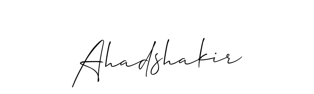 Make a beautiful signature design for name Ahadshakir. Use this online signature maker to create a handwritten signature for free. Ahadshakir signature style 2 images and pictures png