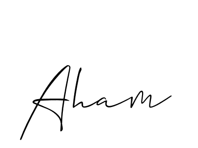 Make a short Aham signature style. Manage your documents anywhere anytime using Allison_Script. Create and add eSignatures, submit forms, share and send files easily. Aham signature style 2 images and pictures png