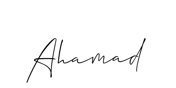 Once you've used our free online signature maker to create your best signature Allison_Script style, it's time to enjoy all of the benefits that Ahamad name signing documents. Ahamad signature style 2 images and pictures png