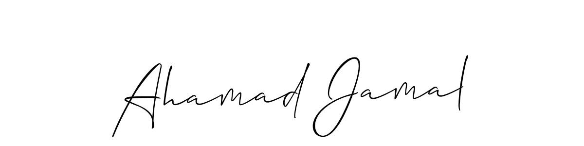Once you've used our free online signature maker to create your best signature Allison_Script style, it's time to enjoy all of the benefits that Ahamad Jamal name signing documents. Ahamad Jamal signature style 2 images and pictures png