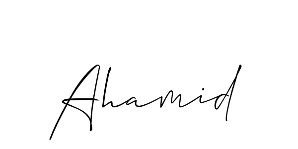 You can use this online signature creator to create a handwritten signature for the name Ahamid. This is the best online autograph maker. Ahamid signature style 2 images and pictures png