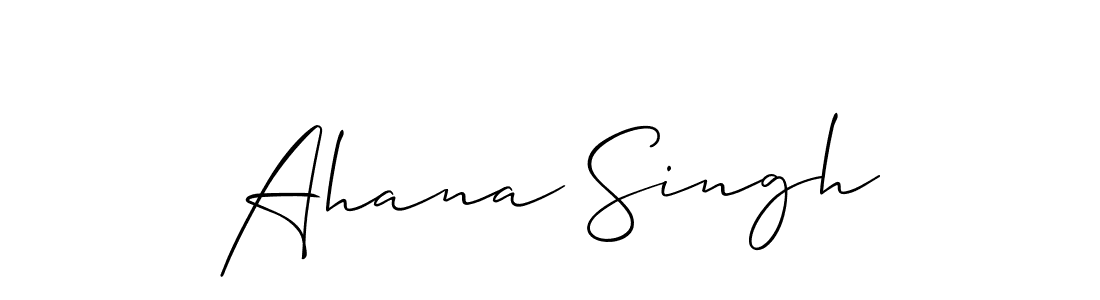 It looks lik you need a new signature style for name Ahana Singh. Design unique handwritten (Allison_Script) signature with our free signature maker in just a few clicks. Ahana Singh signature style 2 images and pictures png