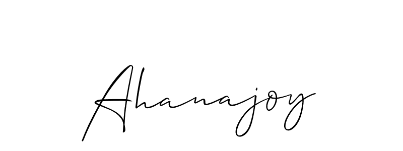 Similarly Allison_Script is the best handwritten signature design. Signature creator online .You can use it as an online autograph creator for name Ahanajoy. Ahanajoy signature style 2 images and pictures png