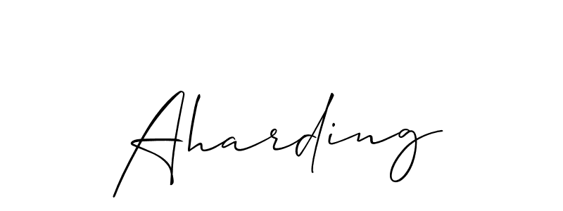 Once you've used our free online signature maker to create your best signature Allison_Script style, it's time to enjoy all of the benefits that Aharding name signing documents. Aharding signature style 2 images and pictures png