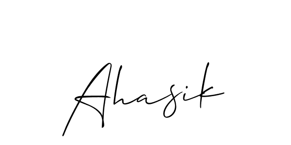 if you are searching for the best signature style for your name Ahasik. so please give up your signature search. here we have designed multiple signature styles  using Allison_Script. Ahasik signature style 2 images and pictures png
