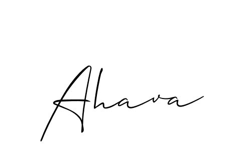 The best way (Allison_Script) to make a short signature is to pick only two or three words in your name. The name Ahava include a total of six letters. For converting this name. Ahava signature style 2 images and pictures png